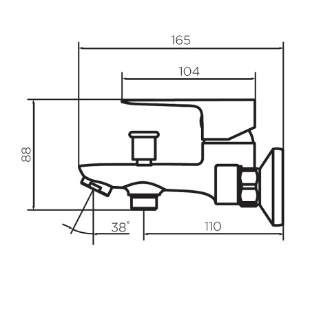 Набор смесителей 3 в 1 Dorff Prime D4094030