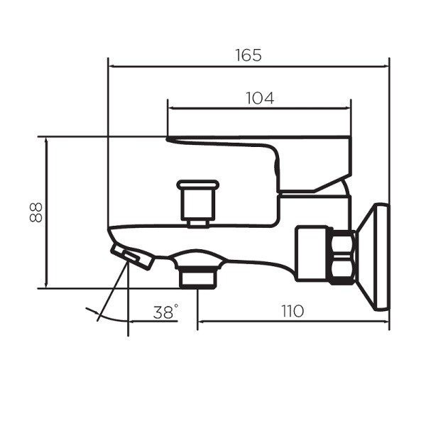 Набор смесителей 3 в 1 Dorff Prime D4094036