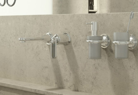 Смеситель для раковины на два отверстия Grohe Veris 19342 000 (19342000)