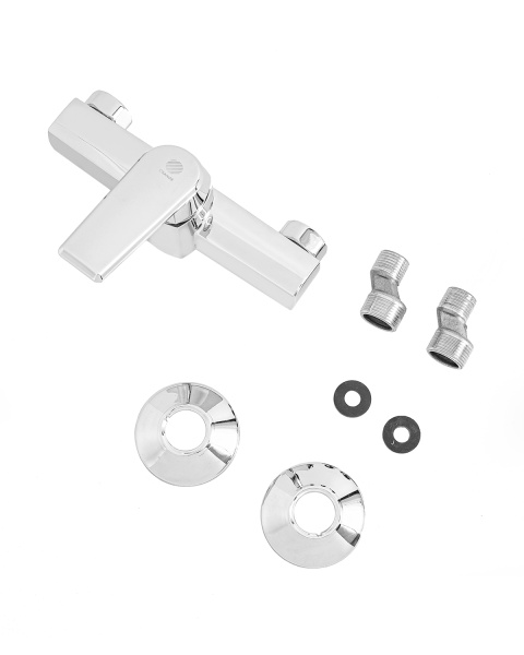 Смеситель для душа однорычажный полимерный OneLife P02-200cr хром