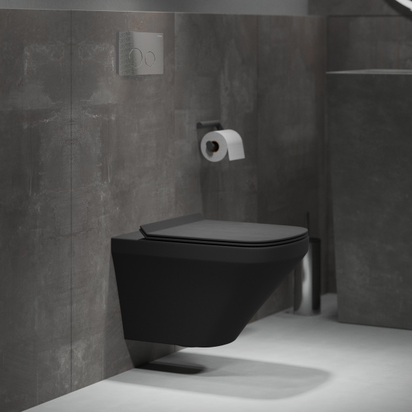 Унитаз подвесной безободковый Grossman  GR-4440BMS с сиденьем микролифт