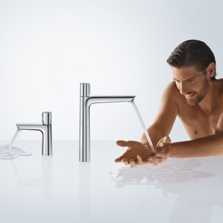 Смеситель для раковины без донного клапана Hansgrohe Talis Select E 71751000 хром