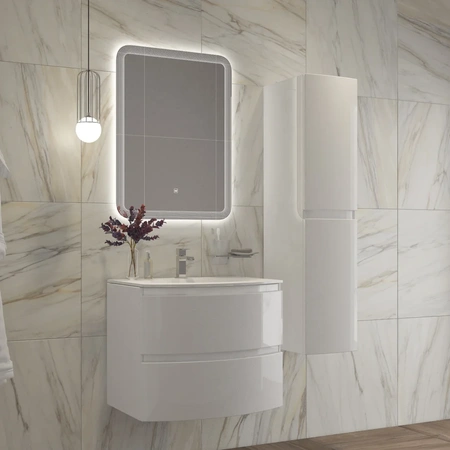 Зеркало (60х60,7) Cezares CZR-SPC-DUET-600-800-LED-TCH