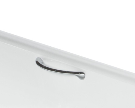 Чугунная ванна c отверстиями для ручек Wotte Start 150 x 70 см, (Start 1500x700UR), белая