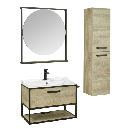 Тумба под раковину Aquaton Лофт Фабрик 80 1A242401LTDU0