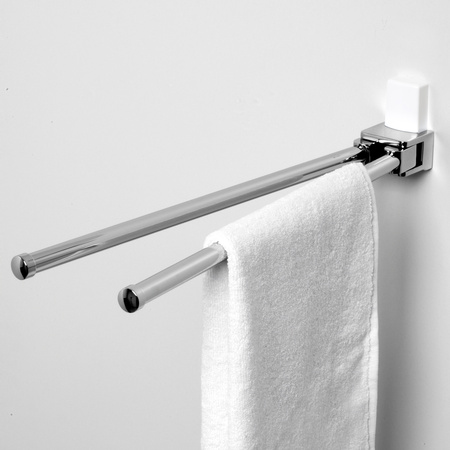 Держатель полотенец двойной WasserKRAFT Leine K-5031WHITE