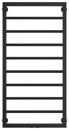 Полотенцесушитель Водяной Сунержа Канцлер (100х50) Матовый Черный 31-0254-1050