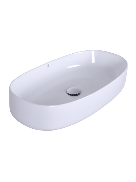 Раковина накладная (67,5х35) Orange  B07-675W белый глянец