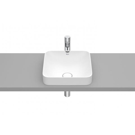 Раковина накладная (37х37) Roca Inspira square 32753R620 белый матовый