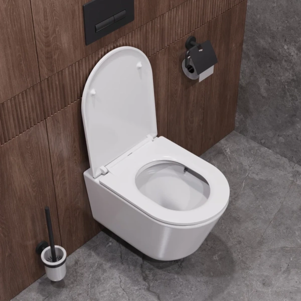 Унитаз подвесной безободковый Cezares Liner CZR-3808-53-TH-TOR/SC микролифт