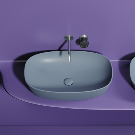 Раковина накладная (60х38) Ceramica Nova ELEMENT CN6049MHL