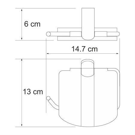 Держатель туалетной бумаги  WasserKRAFT Berkel K-6825