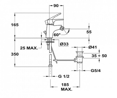Смеситель для биде Mofem Junior 154-0047-30