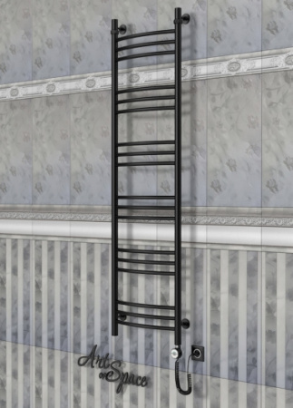 Электрический полотенцесушитель с функцией быстрой сушки ArtofSpace ARTICO EAAO4001500RAL9005RP