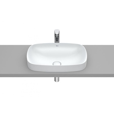 Раковина накладная (55х37) Roca Inspira soft 327504630 жемчужный