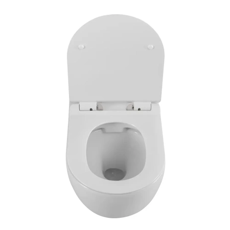 Унитаз подвесной безободковый CEZARES STYLUS CZR-513-TH-R/CZR-076-SC микролифт