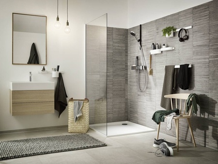 Термостат для душа с душевым гарнитуром Hansgrohe ShowerTablet Select 400 Pulsify S 24260000 хром