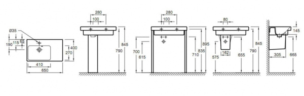 Тумба под раковину Jacob Delafon Odeon Up EB463-NR