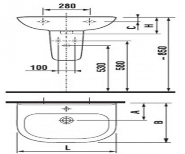 Раковина Jika Olymp New 8106140001041