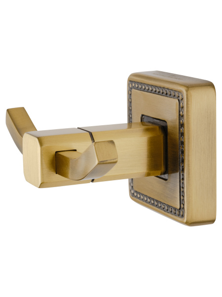 Двойной крючок для ванной WONZON & WOGHAND ROMA, бронза WW-7225