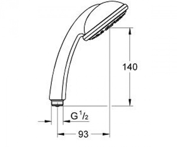 Ручной душ Hansgrohe 28419000