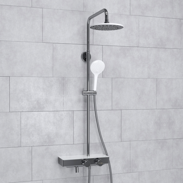 Душевая система WasserKRAFT A113.067.155.CH Thermo