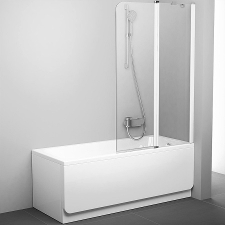 Шторка для ванны (100х150) R Ravak CVS2-100 Transparent 7QRA0100Z1