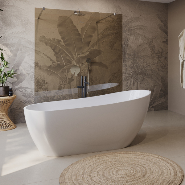 Акриловая ванна (170x80) BelBagno Uno BB704-1700-800-K Акриловая ванна (170x80) BelBagno Uno BB704-1700-800-K