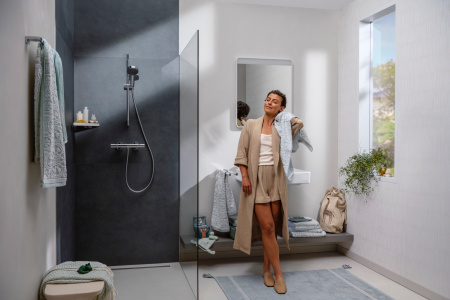 Держатель банных полотенец Hansgrohe AddStoris 41747000 хром 