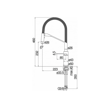 Смеситель для кухни Nobili Heron HR125300CB