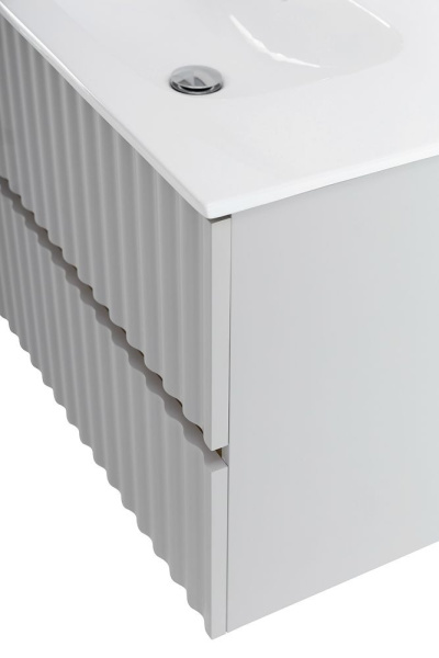 База под раковину Art&Max Еlegant AM-ELEGANT-1000-2C-SO-GCM-LED Светло-серый матовый