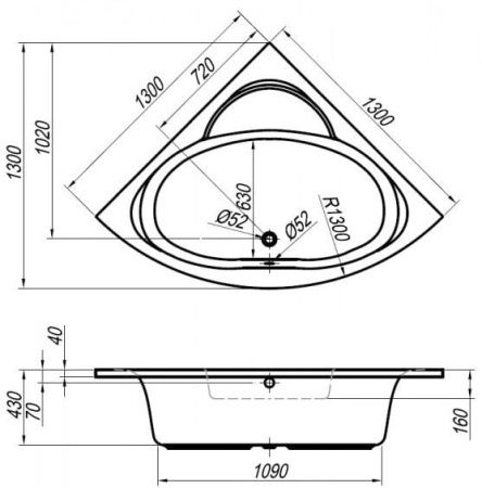 Панель для ванны Kolpa San Royal 130