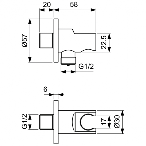 Душевой комплект ALL IN ONE Ideal Standard CERATHERM T100 A7573A5 Душевой комплект ALL IN ONE Ideal Standard CERATHERM T100 A7573A5