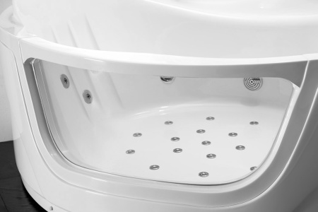 Акриловая ванна (165х165) Gemy G9247 K с гидромассажем, универсальная