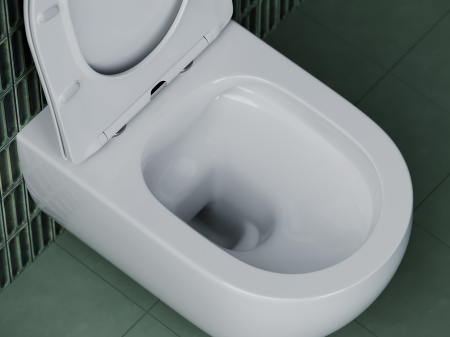 Подвесной унитаз Ceramica Nova Long Rimless CN3015