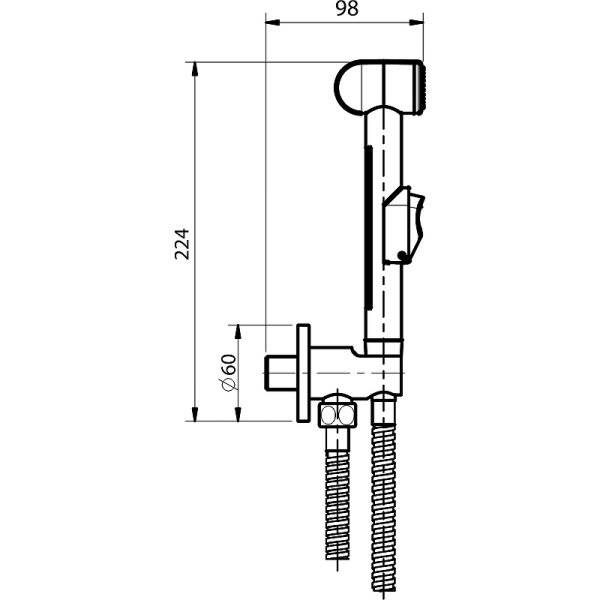 Гигиенический душ Koller Pool Round RNH001