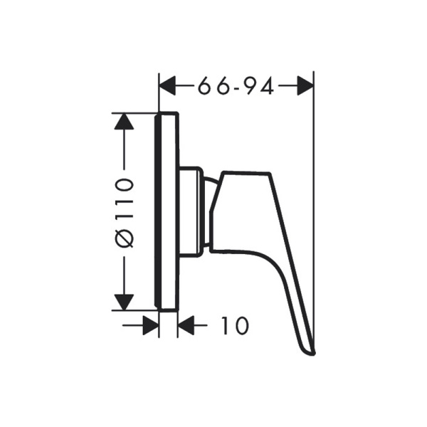 Смеситель для душа Hansgrohe Focus 31961000 хром