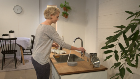 Смеситель для кухни однорычажный Eco Hansgrohe Logis M31 71861000 хром