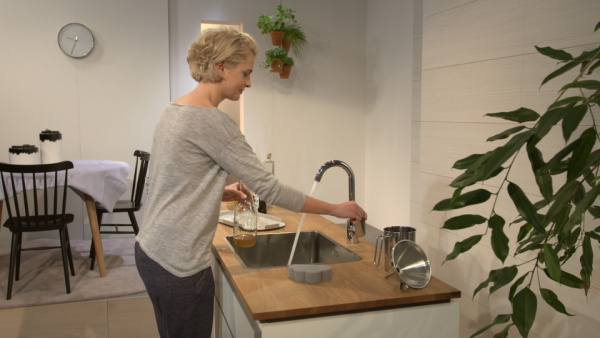 Смеситель для кухни однорычажный Eco Hansgrohe Logis M31 71861000 хром