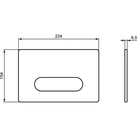 Клавиша смыва Ideal Standard Prosys Oleas R0126AC
