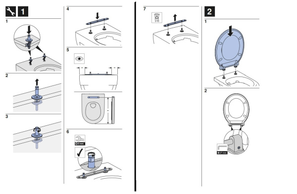 Сиденье для унитаза Geberit Smyle Square Slim  500.687.01.1 микролифит