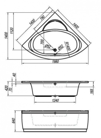 Панель для ванны Kolpa San Royal 140