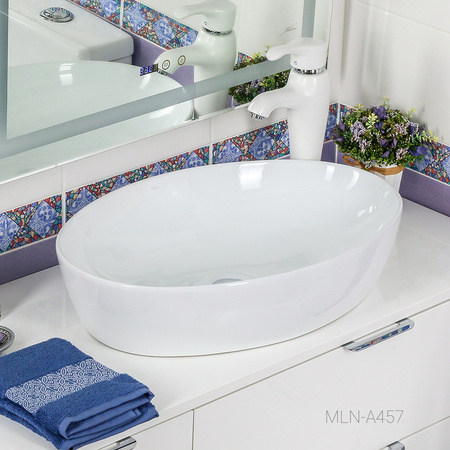 Раковина накладная (62,5х42) Melana A457-805