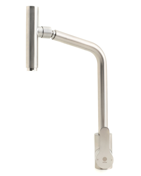 Смеситель для кухни однорычажный Orange Steel M99-009ni никель