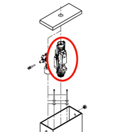 Клапан смывной GROHE 49539000