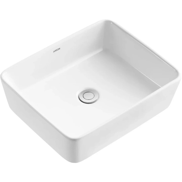 Раковина накладная ARROW AP439E, белый