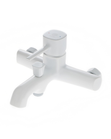 Душевая система смеситель с изливом Orange Karl M05-934w белый