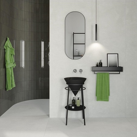Раковина напольная (45х45) Kerama Marazzi Cono CO.NN.wbi.44\BLK.M