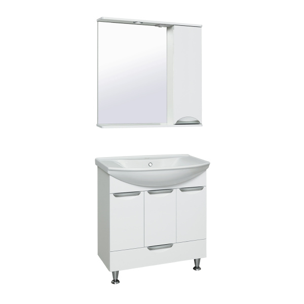 Зеркальный шкаф Runo правый Барселона 75 (00000001033)