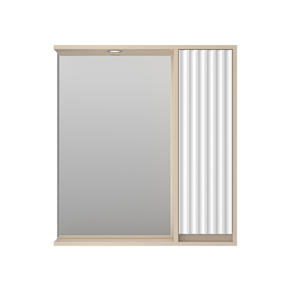 Зеркальный шкаф (73х80) Brevita Balaton 75 правый  BAL-04075-03-01П